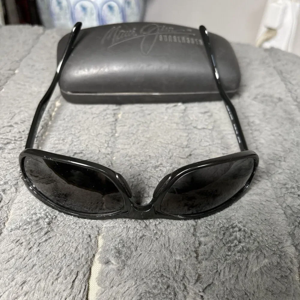 Maui Jim Typhoon MJ 120-02 Polarized Sunglasses Made In Japan